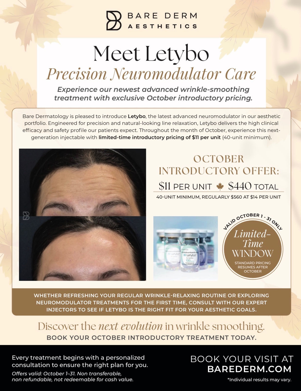 October Special | Letybo $11/Unit